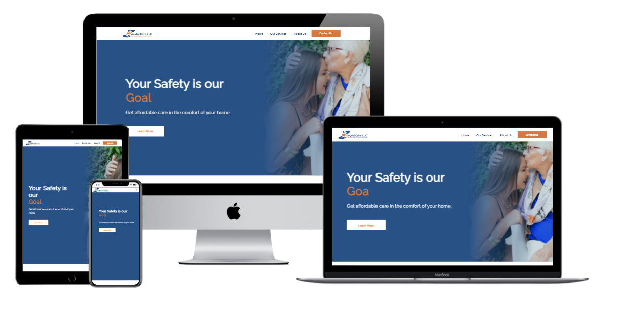 JoyfulCare landing page